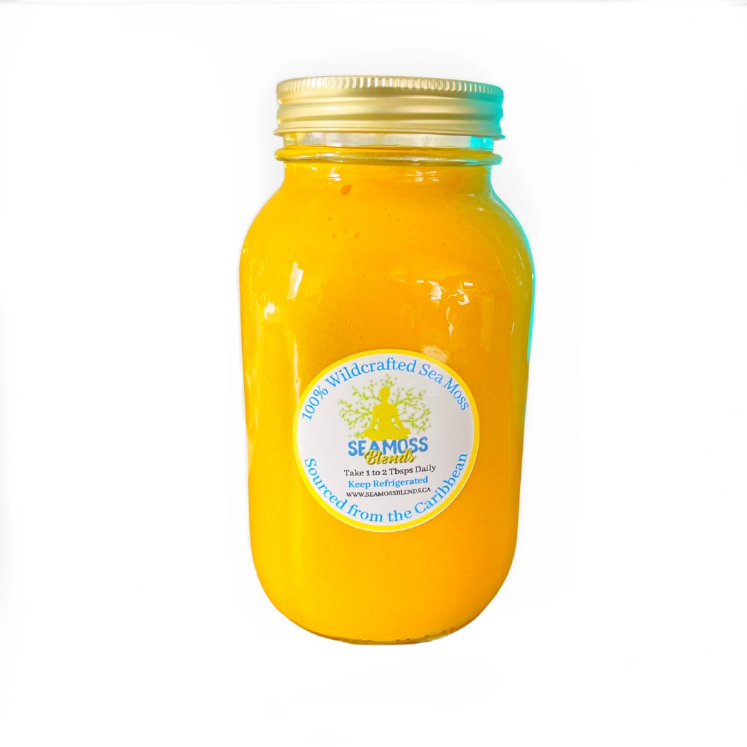 Turmeric and Ginger Infused Sea Moss Gel
